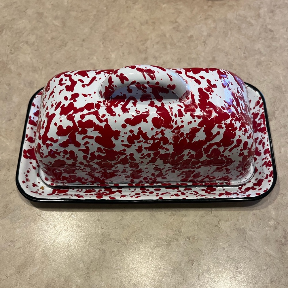 Country style Butter Dish